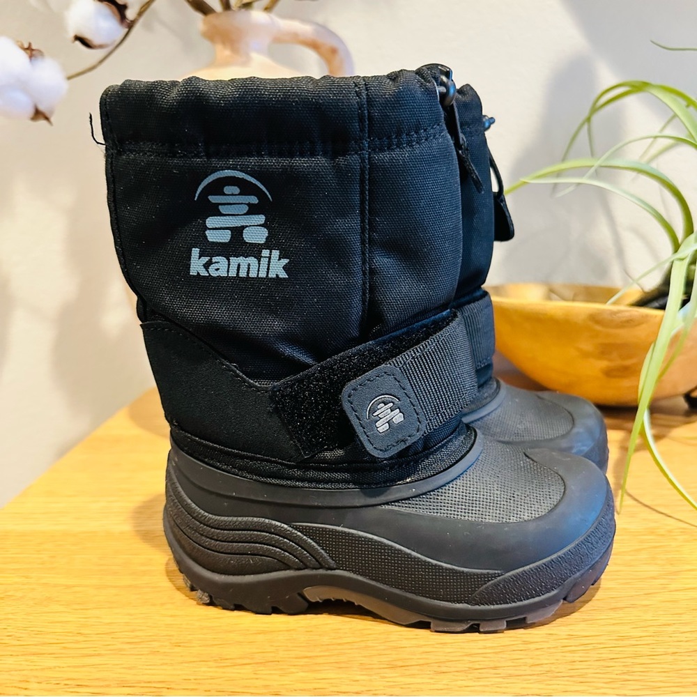 Kamik Black Kids Rain & Snow Boots